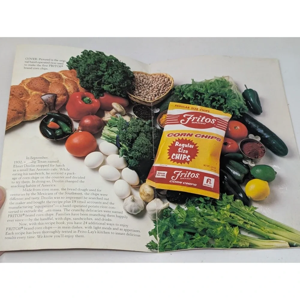 Vintage Fritos Cookbook Paperback 1979 Corn Chips 1970s Food